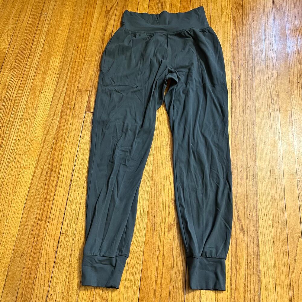 Athleta Joggers Womens XS Green Gray Salutation In Powervita